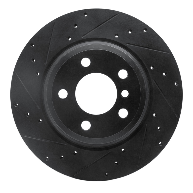 BMW 330I Brake Rotor (1) - Rear Left - R1 Concepts - Drilled & Slotted - Black - `12-`20 BMW 330I Brake Rotor (1) - Rear Left - R1 Concepts - Drilled & Slotted - Black - `12-`20